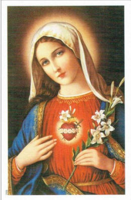 Obrazek Niepokalane Serce Maryi. Modlitwa � Cena � Opinie - Allegro